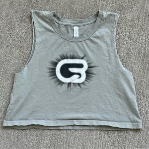 Cyclebar cropped tank top